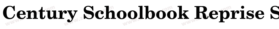 Century Schoolbook Reprise SSi Bold字体转换